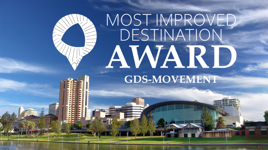Adelaide most improved destination 2025