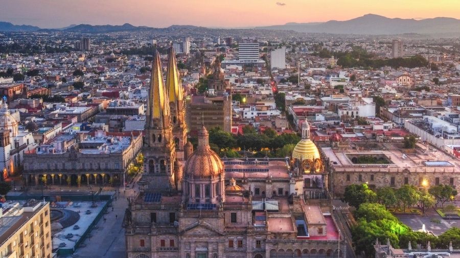 Guadalajara city from above